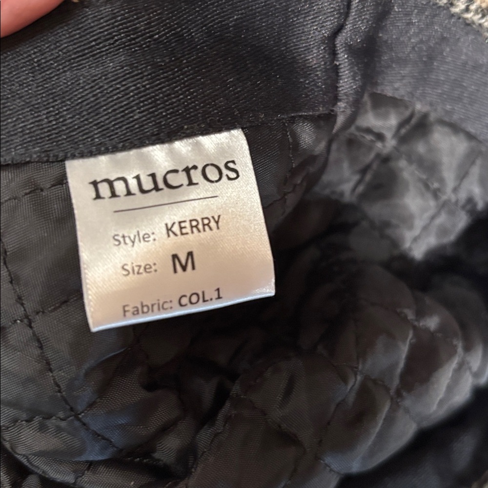 Mucros Weavers Irish Winter Flat Cap Men's Kerry 100% Wool Tweed Hat Medium - Picture 8 of 9
